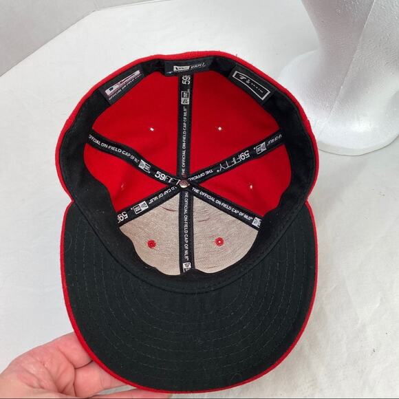 Phillies New Era MLB Official On Field Cap Sz 7.5 - Picture 5 of 8